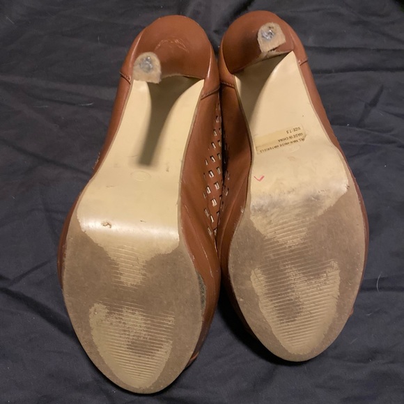 CHECK THESE OUT! 💙 Charming Charlie’s Perforated Peep Toe Booties💙 - Picture 6 of 7